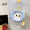 Dorm Room Storage Organizer Hanging Tissue Box Holder, Foldable Fabric Napkin Dispenser, Household Solution Durable Portable Organizer, for