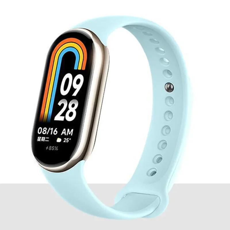 Curea pentru Mi band 8 xiaomi 8 NFC Brățară Sport Curea de înlocuire din silicon Smartwatch Brățară Curea de ceas Xiaomi Mi Band 8 Curea