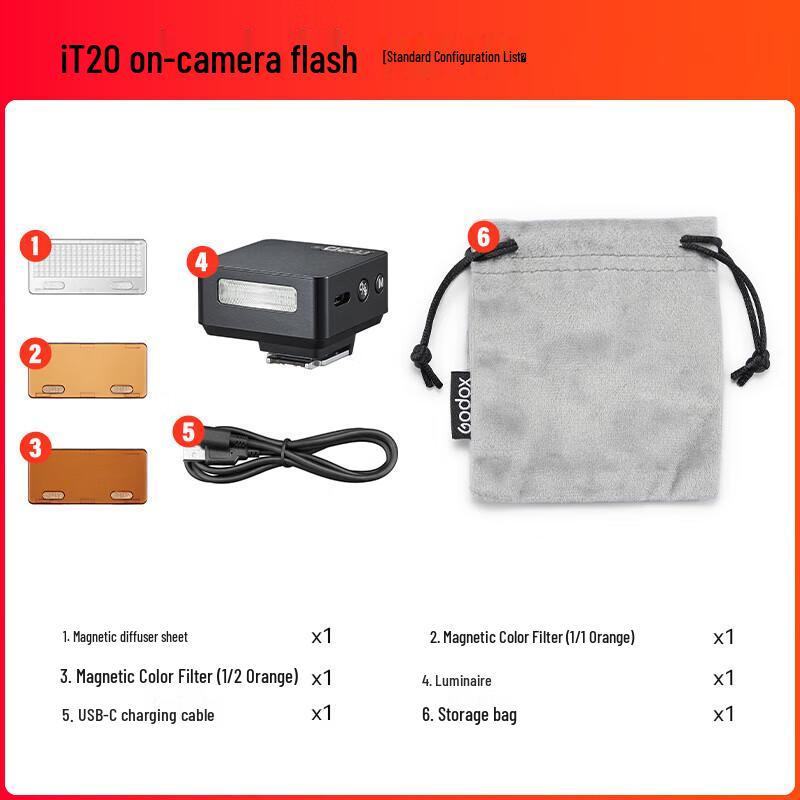 Godox IT20/IT22 Mini Portable TTL Flash