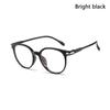 Women Men Anti Blue Rays Black Frame Transparent Lenses Glasses  Portable Optical Glasses Computer Glasses Fashion Eyeglasses