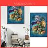 Beautiful Diy Painting Four Divine Beasts Full Drill Cross Stitch Decoration