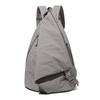 Women's Solid Color Backpack Men's Nylon Backpack Large Capacity Student Schoolbag