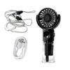 Handheld Fan Water Spray Cooling Fan with 4 Speed Settings Low Noise Rechargeable Battery Operated Misting Fan with Lanyard