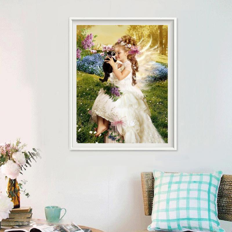 DIY Christmas Gift 5D Fairy Butterfly DIY Diamond Embroidery Painting Cross Stitch