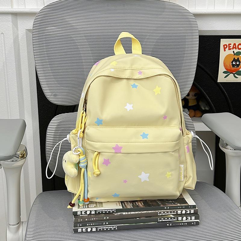 Schoolbag Japanese school bag Junior high school ins girl heart star large capacity versatile dopamine mini backpack backpack