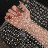 Gold 3D Self-Adhesive Full Cover Nail Stickers for Kids - Wearable Manicure Decals