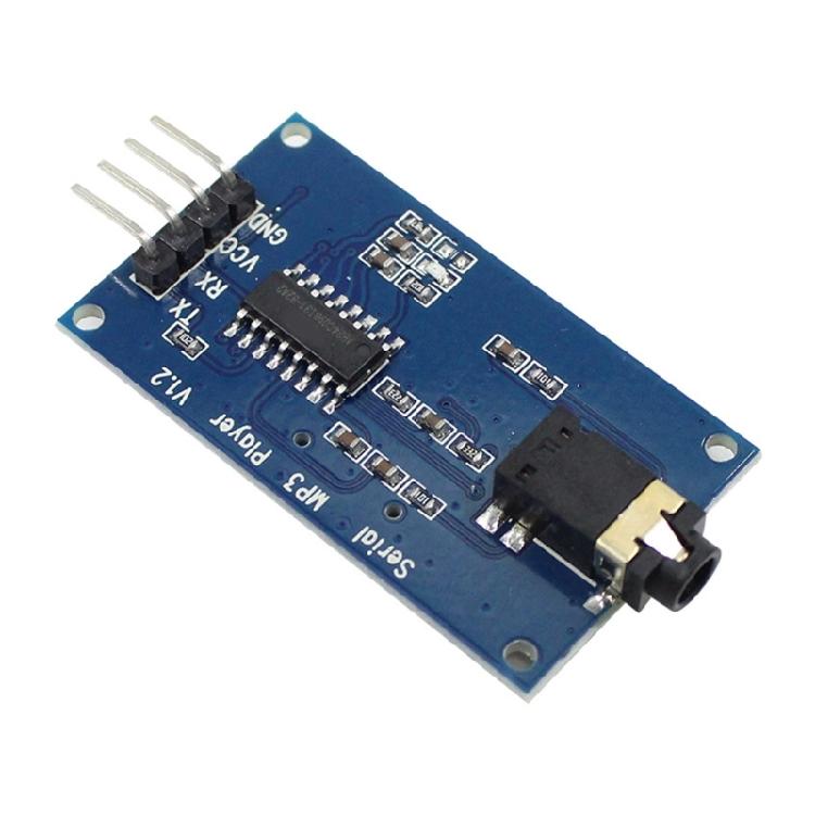 Industrial YX5300 UART TTL Control MP3 Music Player Module 9600bps Voice Announcement Module for Commercial