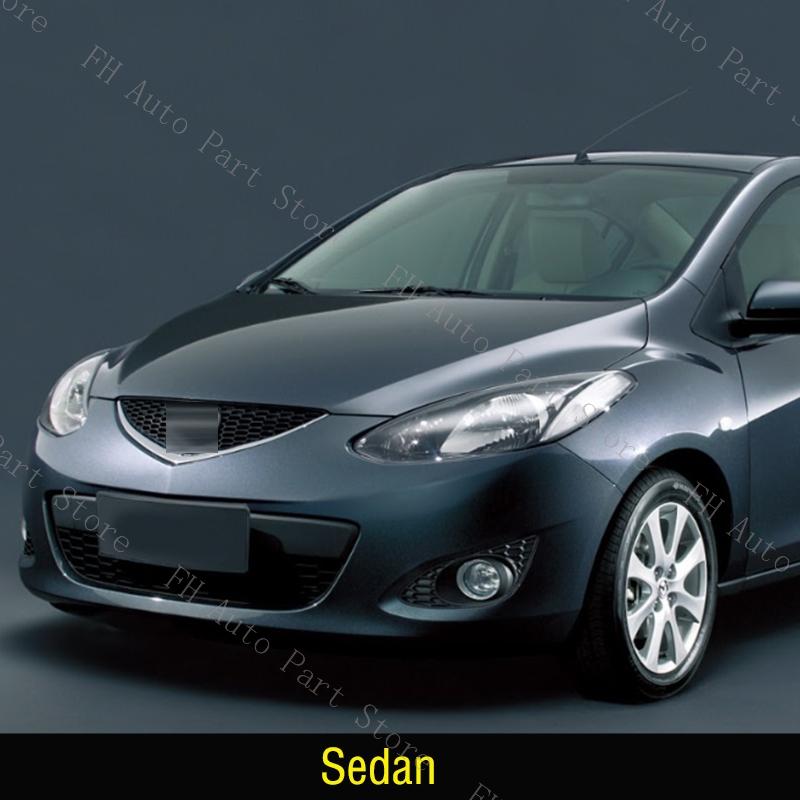 For Mazda 2 Demio 2008 2009 2010 2011 Car Fog Light Lamp Frame Cover Grille Foglight Foglamp Trim Lid Bezel Shell Hood Cap