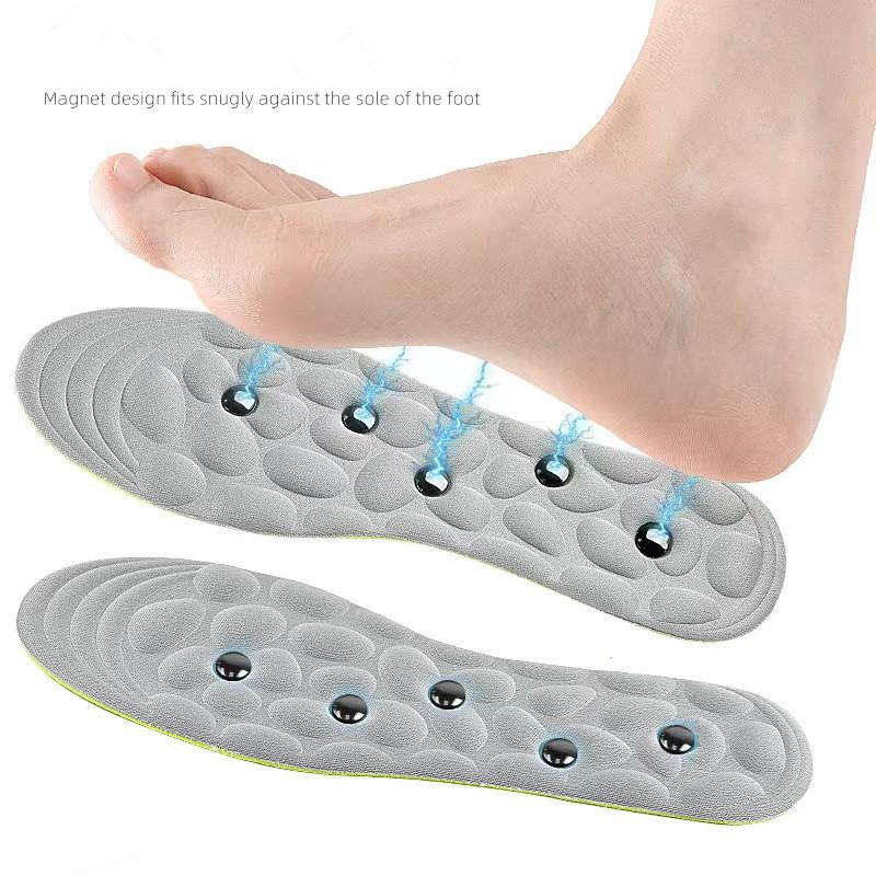 Sportovní vložky s magnetickou terapií Masáž chodidel Hubnutí Zeštíhlení Akupresurní vložka Proti únavě Zdravotní péče Podložky do bot