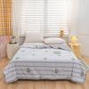 Fresh Floral Pattern Summer Quilt Skin-friendly Air Conditioning Thin Comforter Home Dormitory Thin Blanket Machine Washable