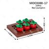Serie Fattoria Verdura e Frutta Coltivazione Blocchi da Costruzione Fai da Te Modello Campo di Ananas Carote Zucca Giocattoli Per Bambini MOC0088