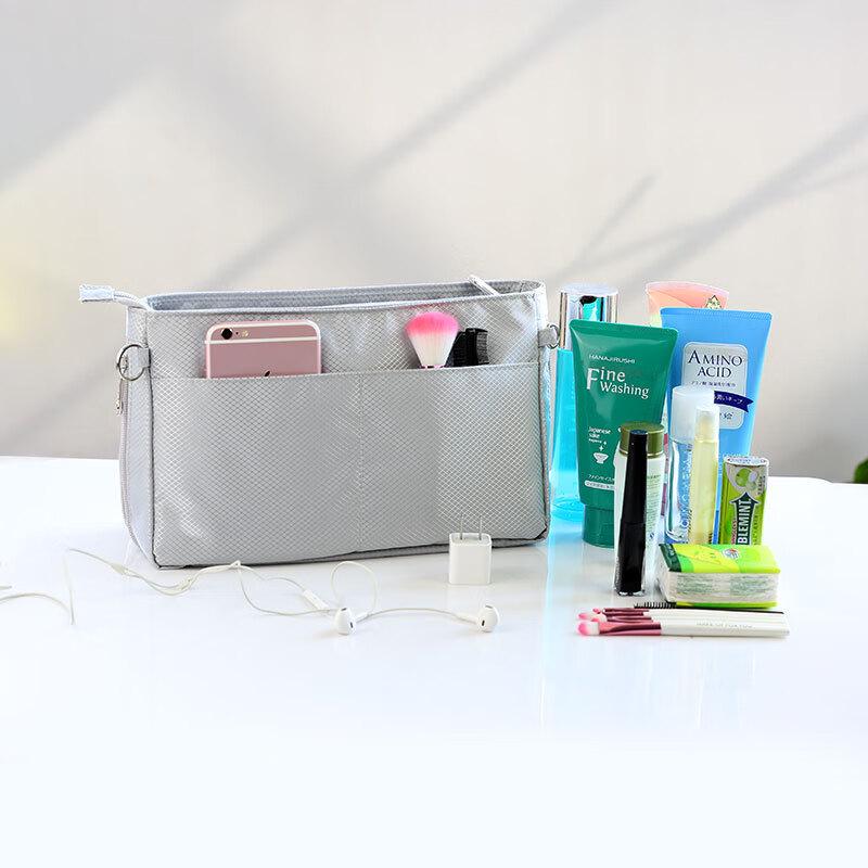 OLOMM Adjustable Jacquard Nylon Cosmetic Bag