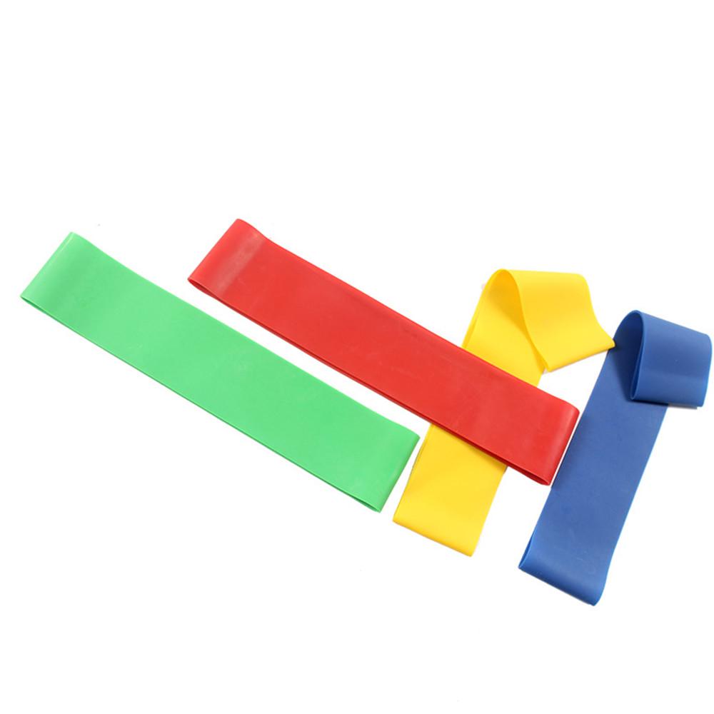 Resistance Band Loop Yoga Pilates Home GYM Fitness Exercise Workout Training