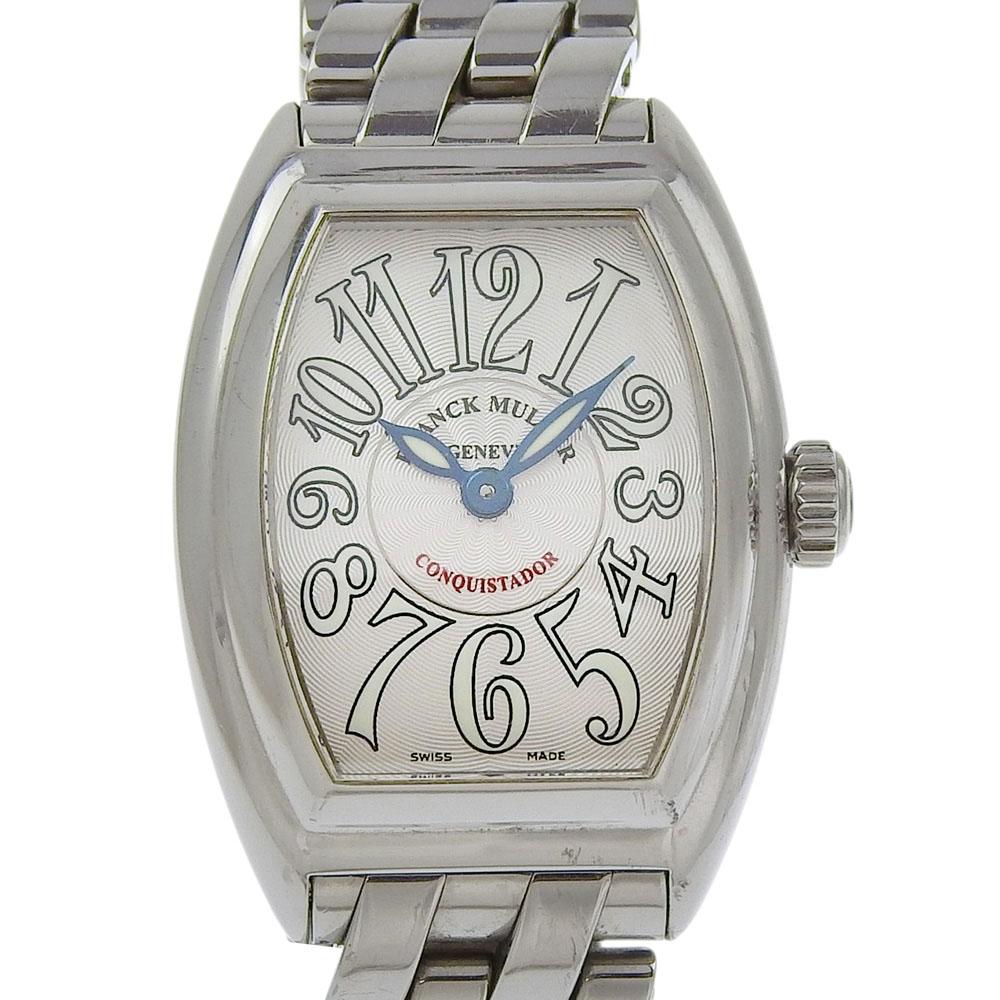 

FRANCK MULLER Conquistador Watches 8005L QZ SilverDial Stainless Steel Quartz Analog display Women Used