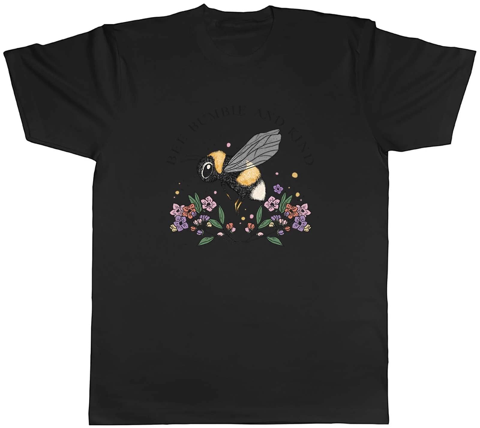 Bee Bumble and Kind Mens T-Shirt Cute Unisex Tee Gift XXL