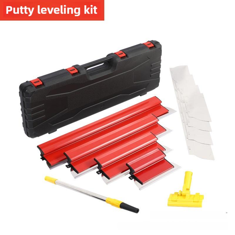 Putty Scraper Plate Stainless Steel Putty Leveling Scraper Set Wall Scraping And Plastering Tools