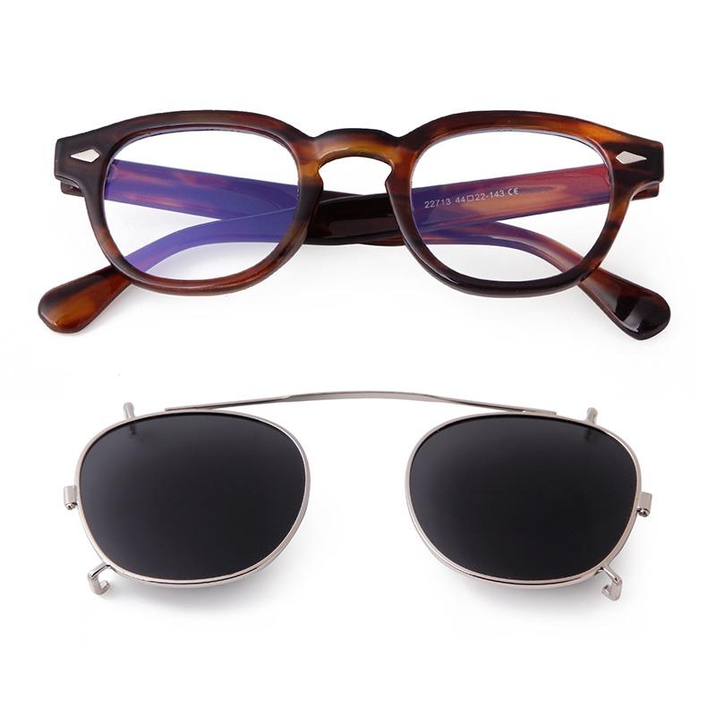 Vintage Steampunk Clip On Sunglasses Women Men Retro Round Removable Flip Lens Sun Glasses Gafas De Sol
