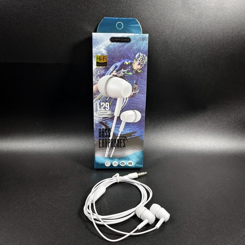 

Wired In-ear Earphones Packaging Box with Mark