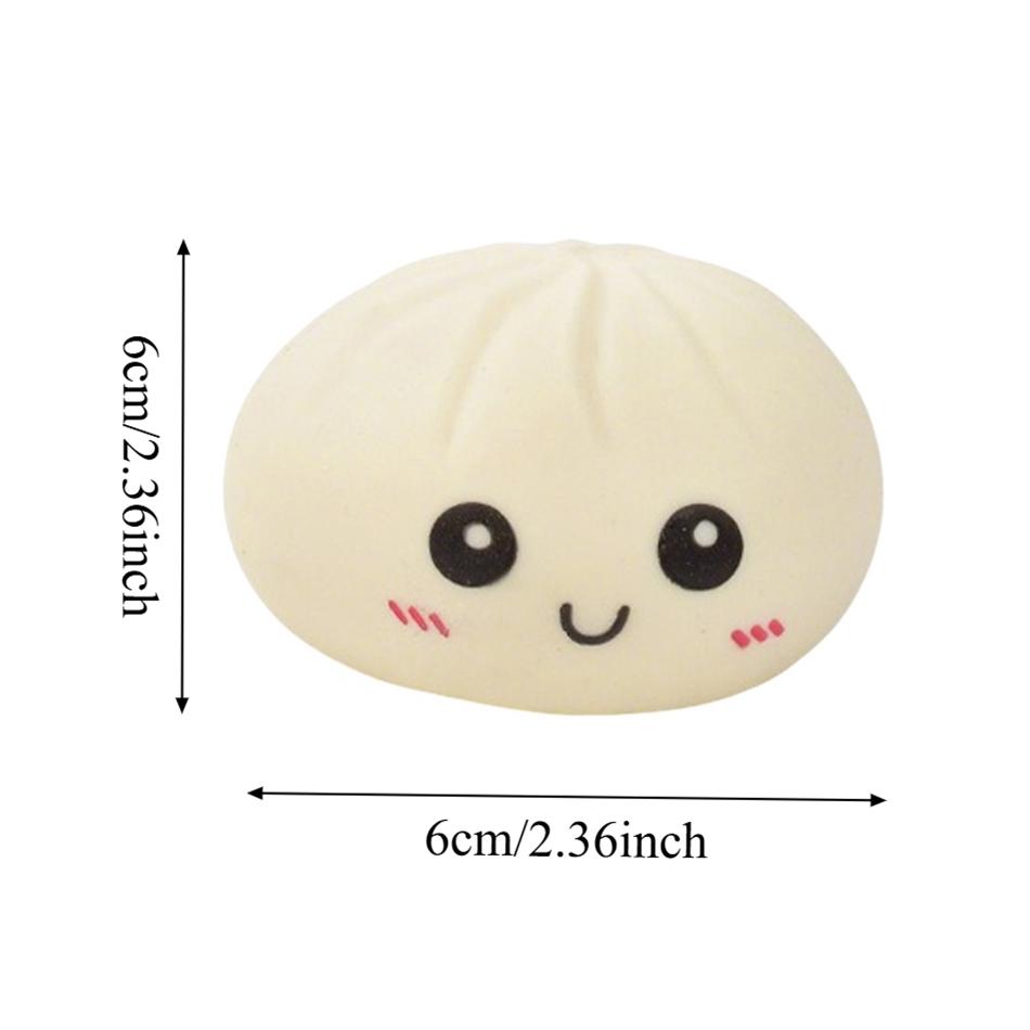 Hot Simulation Flash Dumpling Pressure Ball Slow Rebound Soft Pinch Decompression Baozi Modeling Stress Relief Toy Birthday Gift