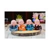 The Bright Storey ® Baby Monk Buddha Set of 4 Decorative Showpiece Figurines (Multicoloured)