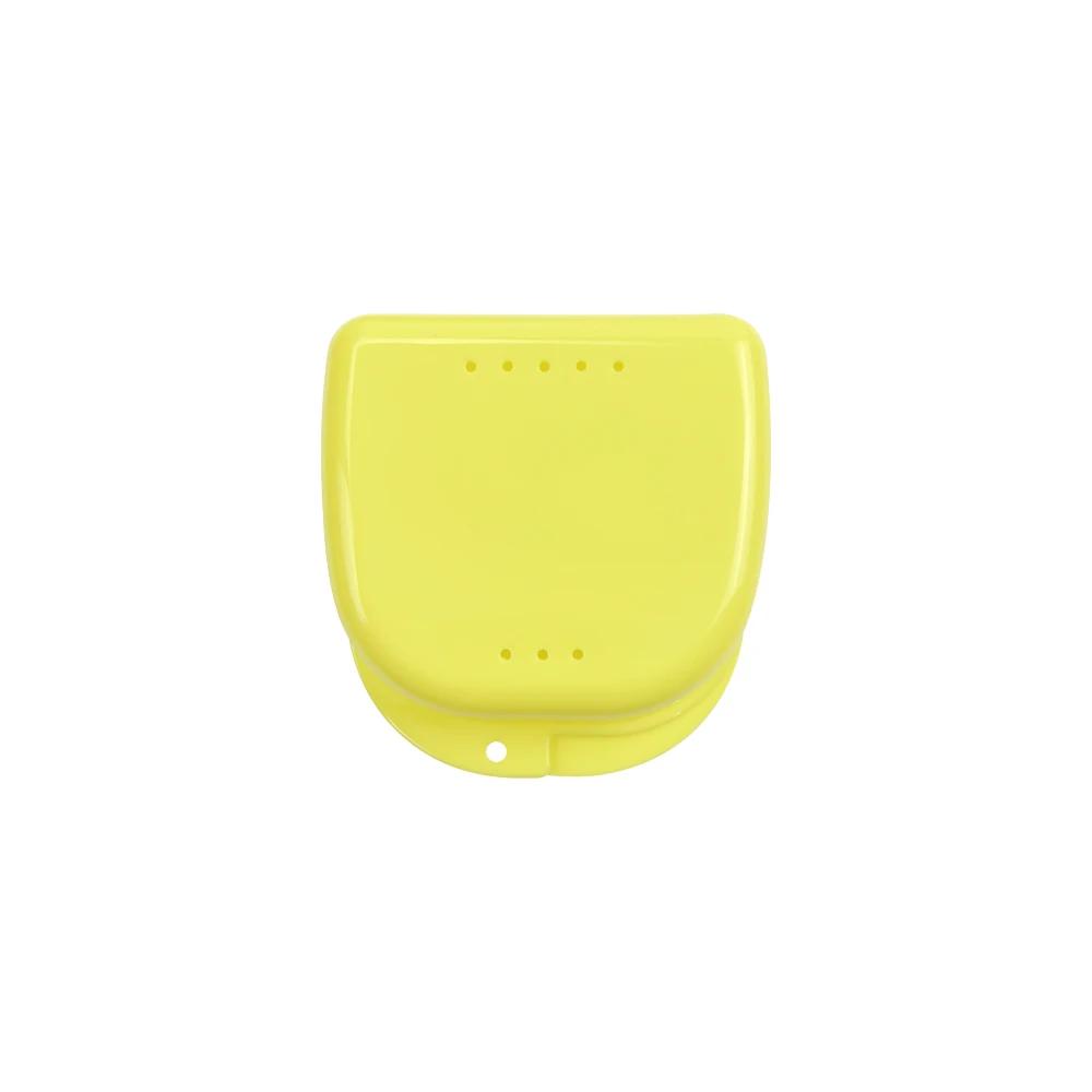 50Pcs Fake Teeth Orthodontic Case Dental Retainer Mouth Guard Denture Storage Plastic Box Oral Hygiene Supplies Organizer