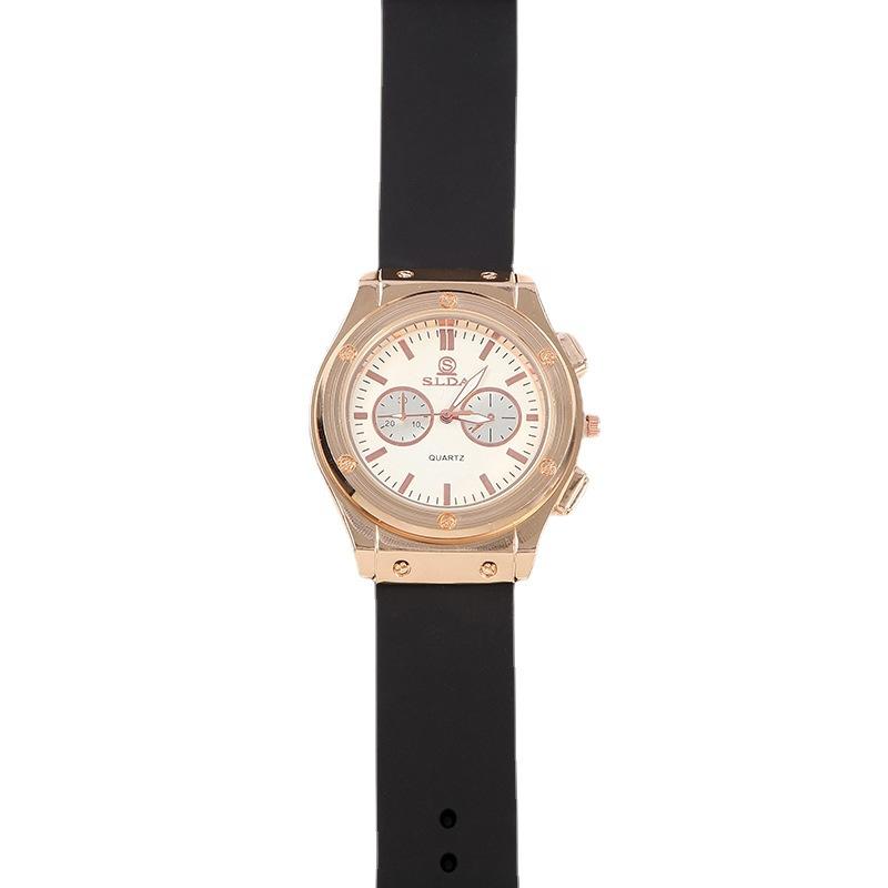 Watch Simple Temperament Business Tape Men'S Watch Fashion Casual Quartz Watch, Watch Watch