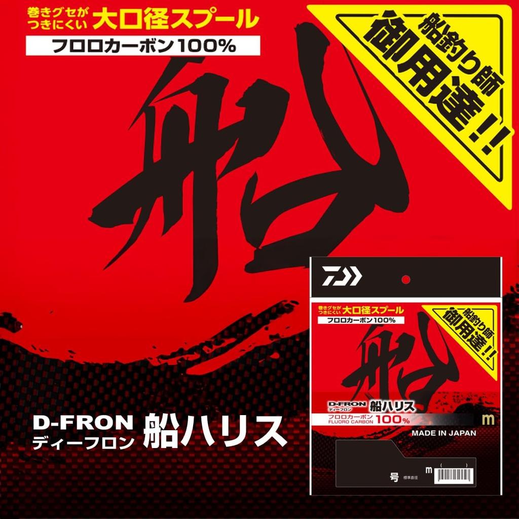 Daiwa Fluorocarbon 25mm Boat Line, Deep-Flon Line, 16-110mm