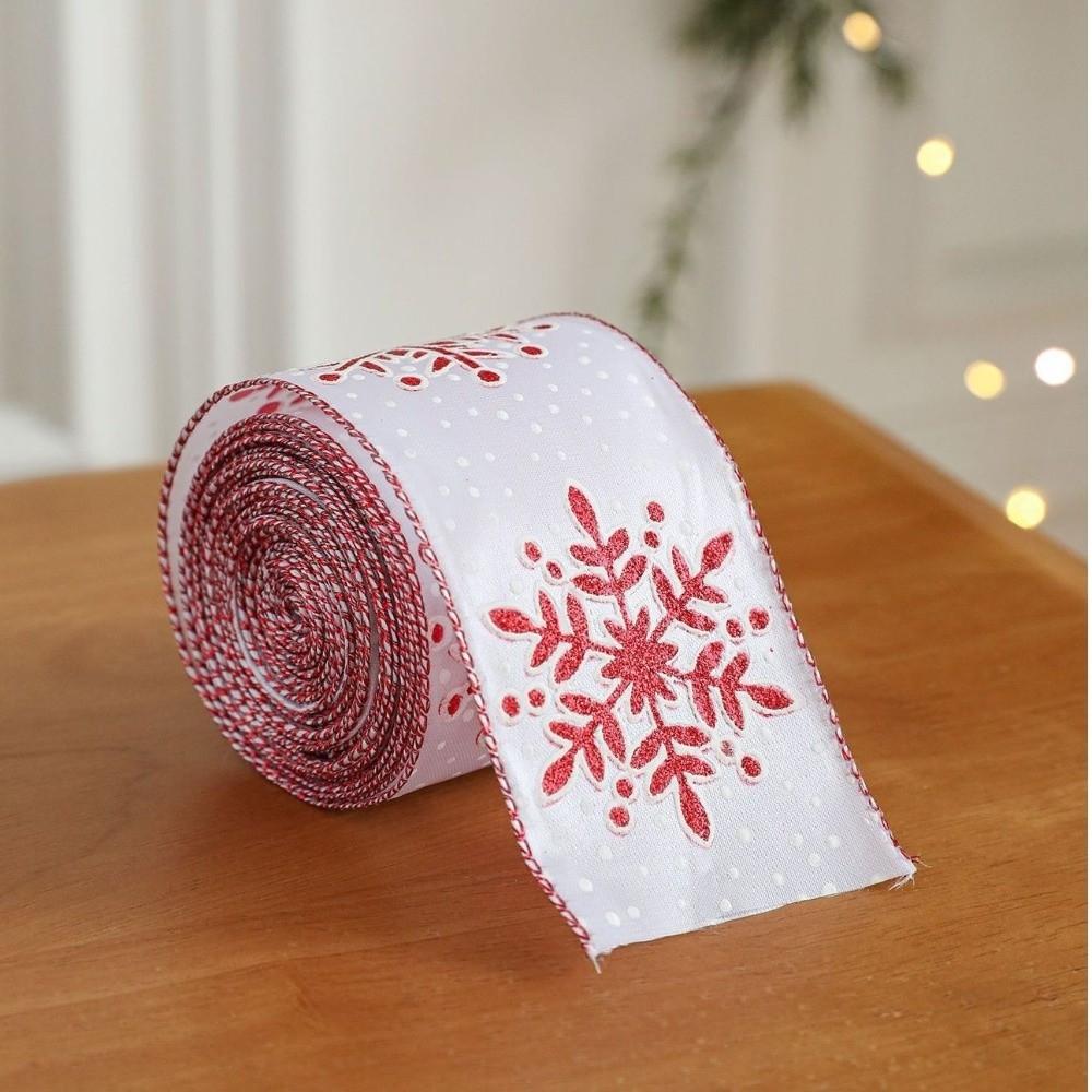 2M Sateng Julebånd Utsøkt Stoffbånd Ny Gaveeske Bånd Juletrepynt