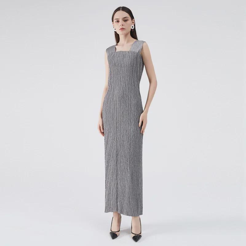 2025 Spring Middle East Elegant Women's Slim Pleated Two-Piece Evening Dress