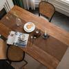 Cotton Linen Table Runner Tassel Table Flag Reusable Holiday Table Decor for Restaurant Dining