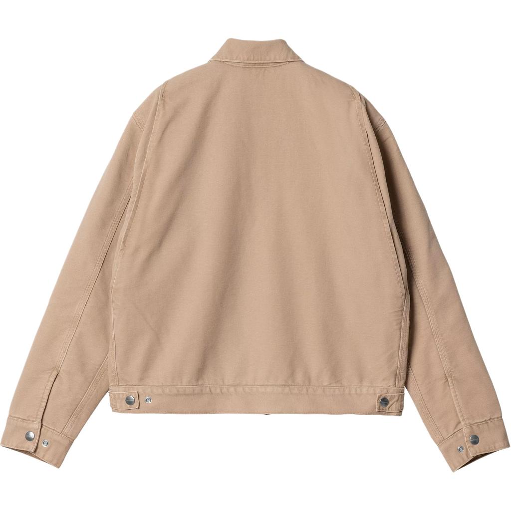 Carhartt WIP Fw24 W Dayton Jacket Triple Stitched Square Label Zipper Long Sleeve Collar Jacket Women jackets Peanut I034320-07E-4O