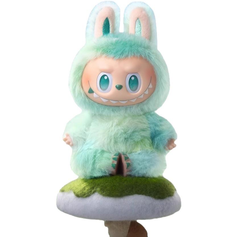 For Labubu Heartbeat Macaron Enamel The Monsters Face Blind Box Pvc Figurine Tabletop Ornament Kawaii Doll Birthday Gift