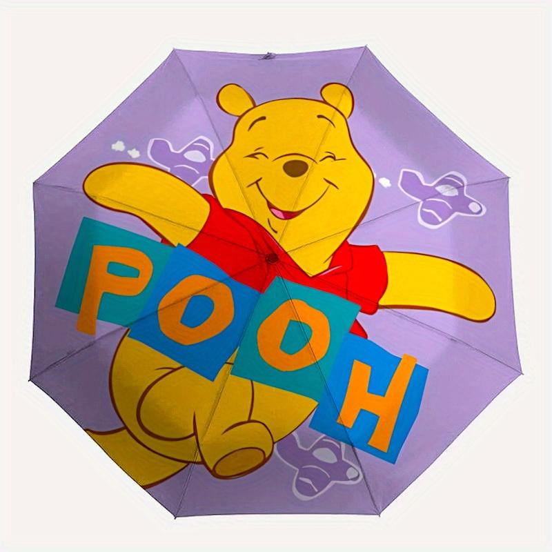 

1pc Winnie-the-Pooh Folding Umbrella - Compact Travel Umbrella with 8-Rib Design, Thickened And Reinforced Umbrella Frame yy250728034