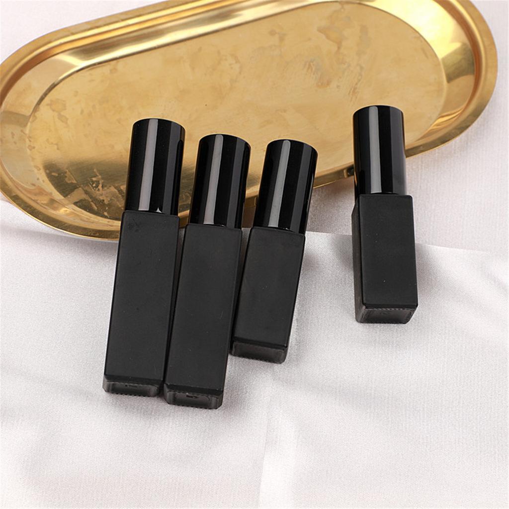 5ml 10ml Portable Perfume Bottle Black Mini Cosmetic Container Sample Atomizer Glass Empty Refillable Bottle For Traveling