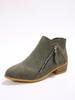 Plus Size Suede Women's Ankle Boots - Autumn/Winter 2021, European & American Style