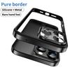 Metal Frame Bumper Shockproof Case for IPhone 16 15 Pro Max Plus 5G for Apple Primary Colour Camera Lens Protection Phone Cover
