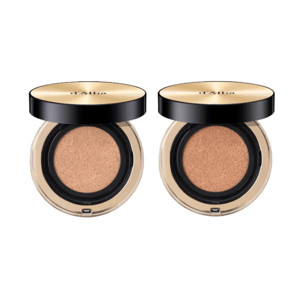 dAlba Glow Fit Serum Cover Cushion 21 Pink Base Ivory  23 Yellow Beige 15g