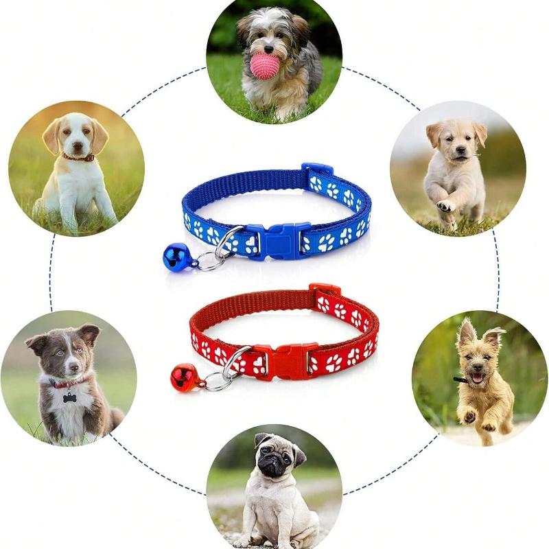Ausgestattet mit verstellbarer Schnalle, modisch und als Halsband geeignet für kleine Hunde und Katzen, mit mehreren Farben zur Auswahl