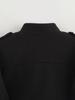European and American Women's Retro Stand Collar Double-Breasted Short Jacket