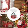 Christmas Basket for Present | Decorative Red Hamper Box Gift for Families College Women | Treats for Holiday Celebration