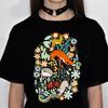 Hedgehog tshirt Women harajuku Y2K funny tshirts girl streetwear designer comic clothing