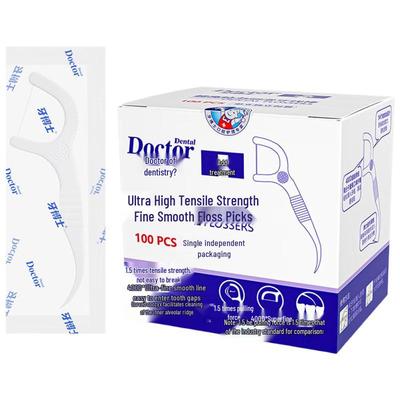 Dr. Tooth Ultra-Strength Smooth Dental Floss Picks