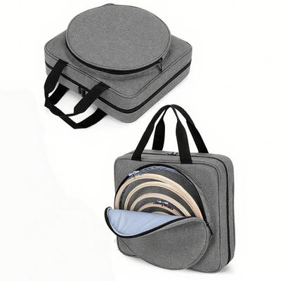 Oxford Sewing Kit Bag Multiple Pockets Large Capacity Storage Tote Bag Square Embroidery Project Bag Embroidery Supplies