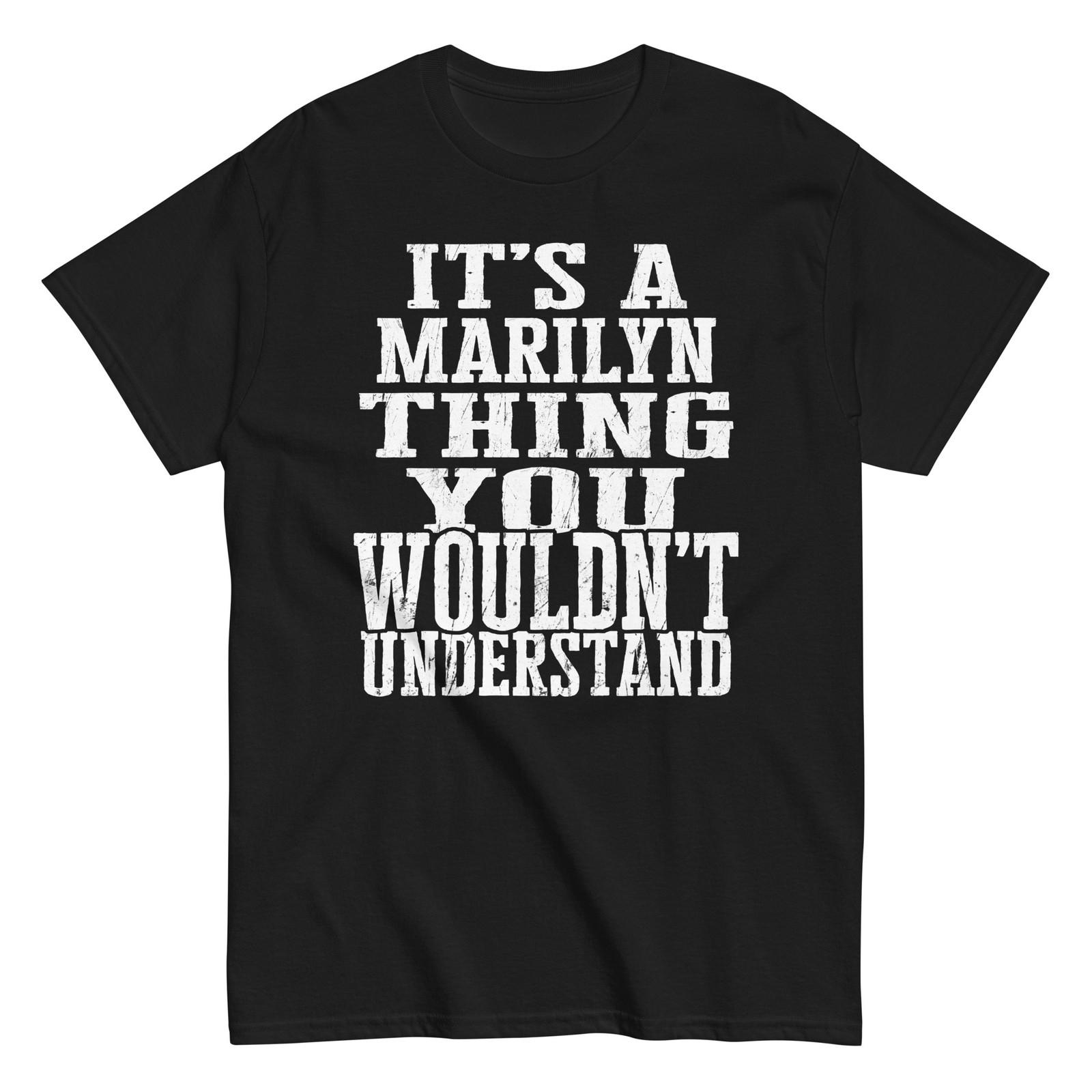 Its a Marilyn Thing Family Reunion First Last Squad Name T Shirt S