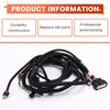 T39c-For Tesla Model Y 2020-2024 Front Bumper Wiring Harness Without Fog Lights 1489045-01-D