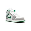 Air Jordan 1 Mid SE PS Szaro-Sosnowo-Zielone Dziecięce Sneakersy Biało-Jasnoszaro-Szare DC7249-103