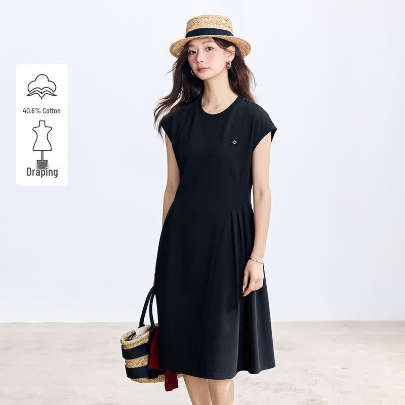 Inman Flutter Sleeve A-Line T-Shirt Dress XL