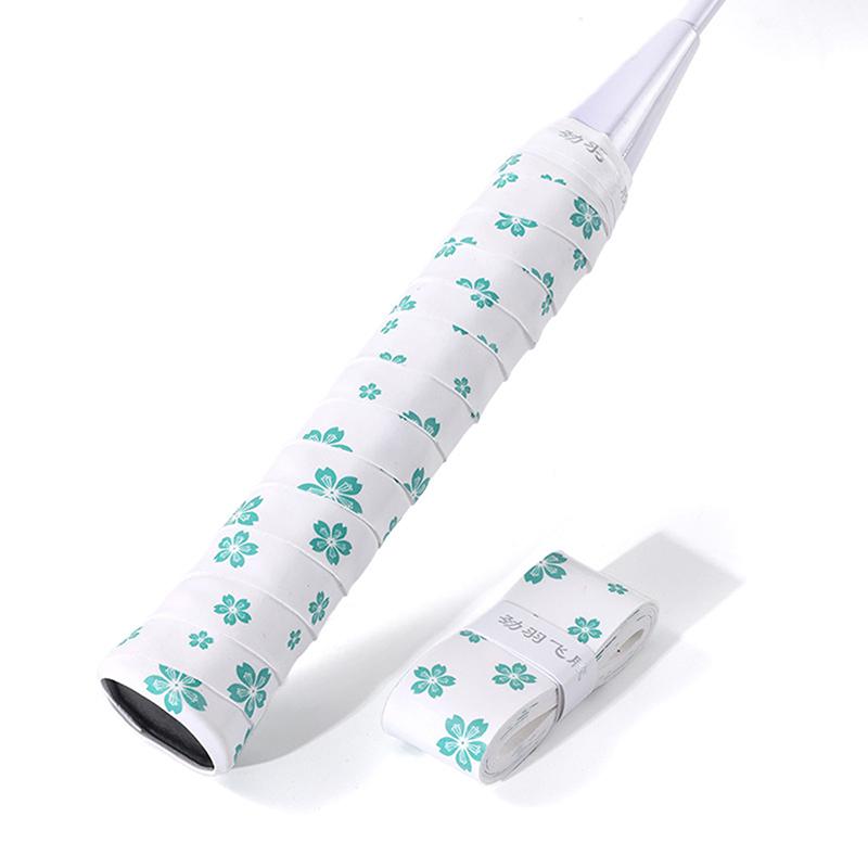 

1Pc Sakura Print Tennis Badminton Grip Tape Sweat-Absorbent Shock-Absorbing Quickly Self-Adhesive Grip Wear-Resistant Non-Slip 2