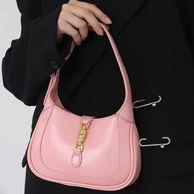 Vintage Horse Buckle French Underarm Bag Female Spring Summer Texture Niche Saddle Crossbody Bag