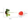 DIY Accessories Bright Color Realistic PVC Mulberry Branch Model Artificial Raspberry Fake Fruit Photography Props